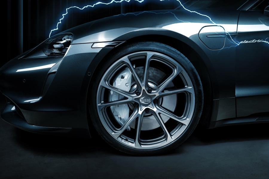 Колеса Porsche Taycan Turbo by TechArt 2020 года  (фото 5 из 7)